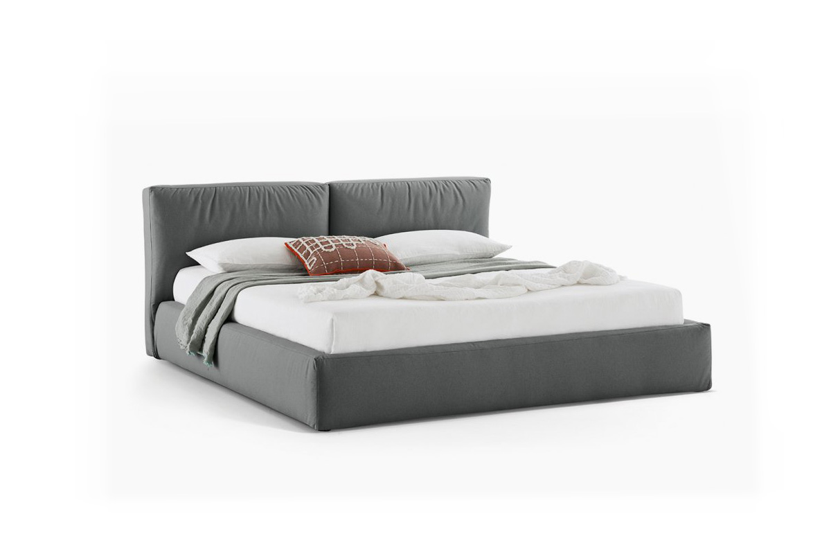 Letto matrimoniale moderno imbottito&nbsp;Top Lops&nbsp;Brick 5
