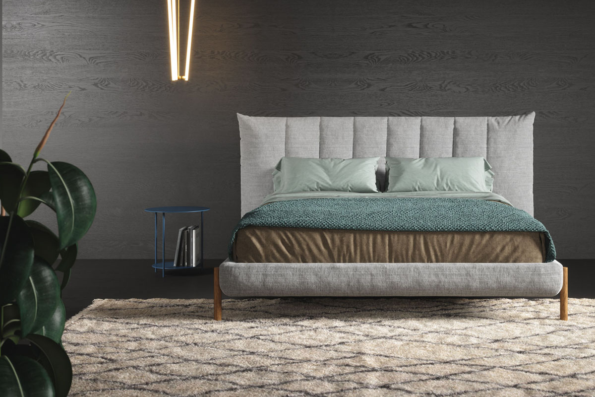 Letto matrimoniale moderno imbottito&nbsp;Top Lops&nbsp;Groove 3