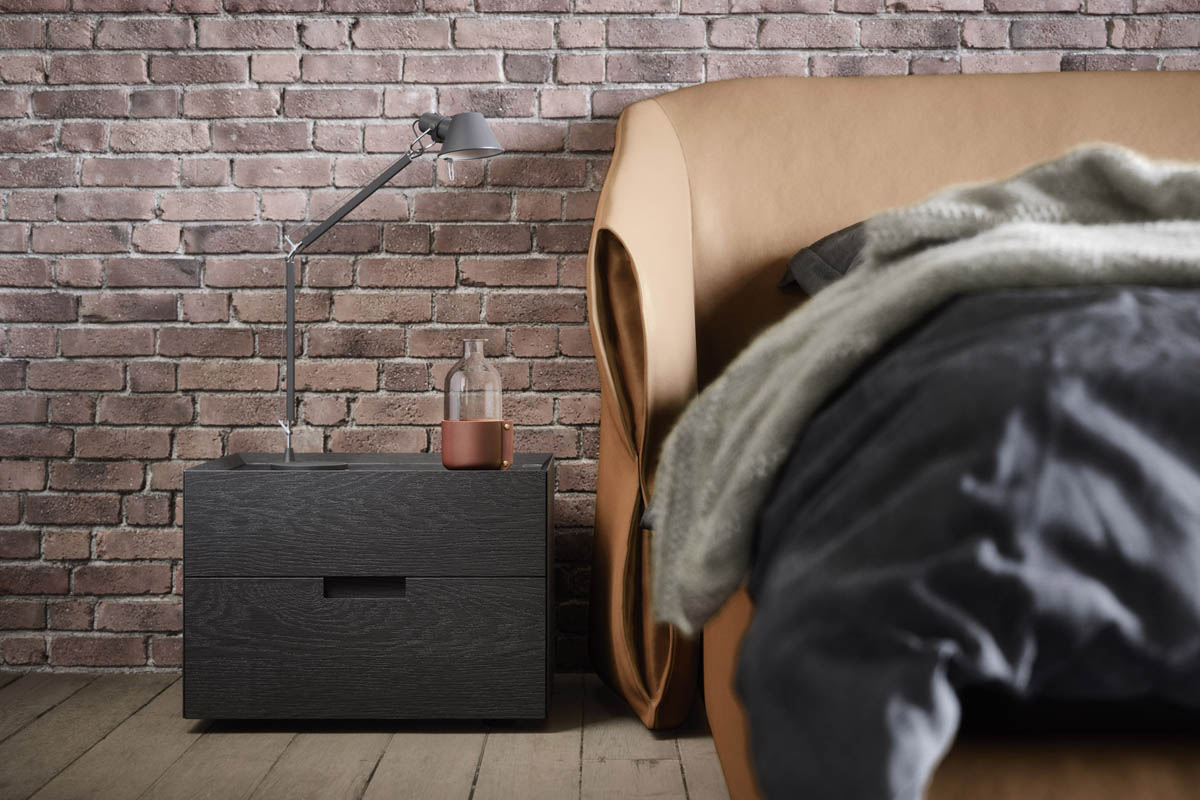 Letto matrimoniale moderno imbottito Top Lops Hide 11