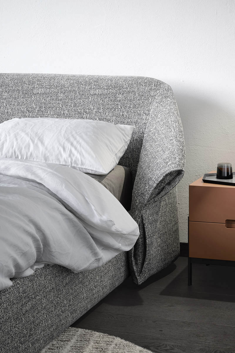 Letto matrimoniale moderno imbottito Top Lops Hide 8