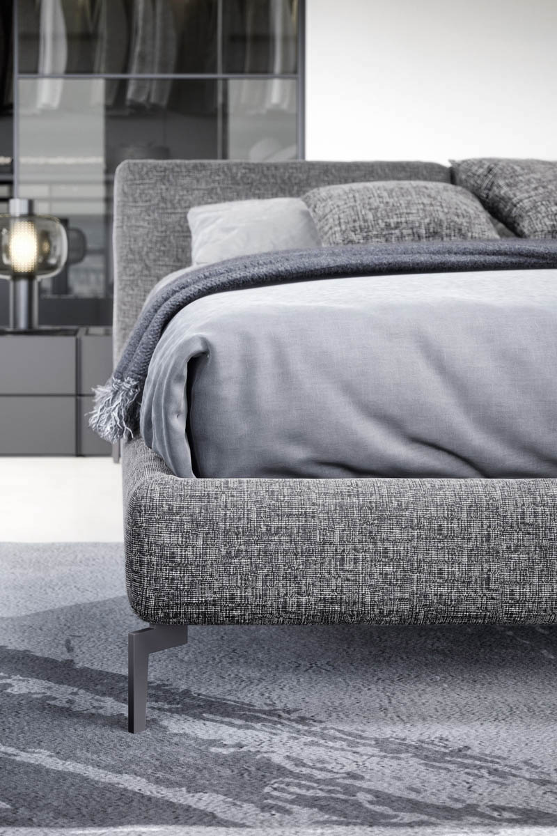 Letto matrimoniale moderno imbottito Top Lops Margot 6