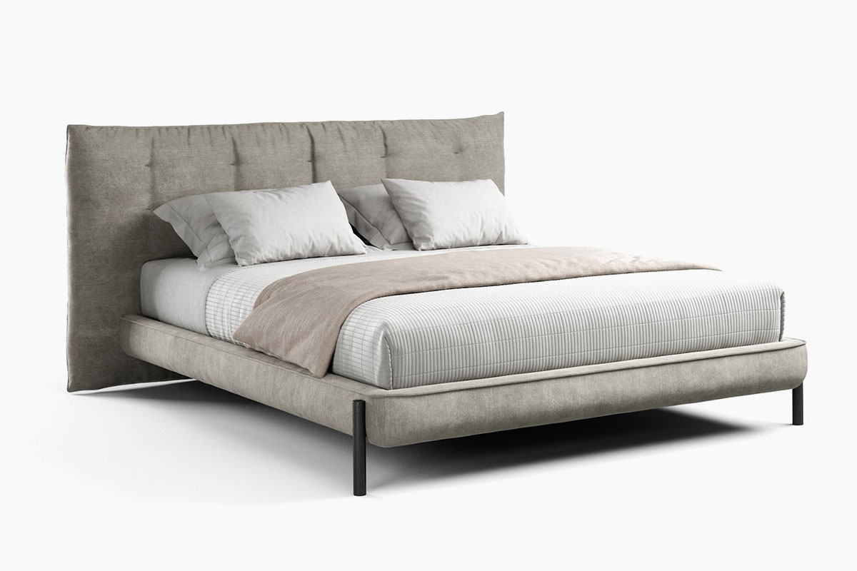 Letto matrimoniale moderno imbottito Top Lops Tufte 6