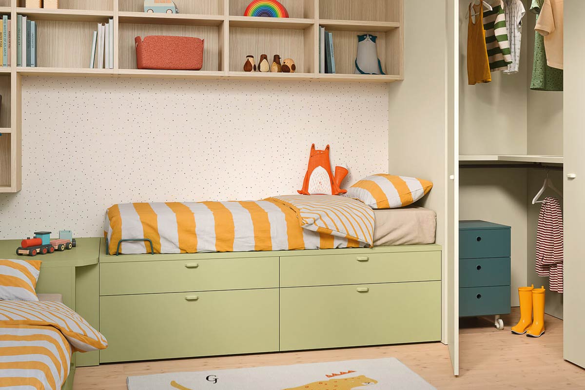 Cameretta moderna Top Lops Nidi Kids Progetto 04 3