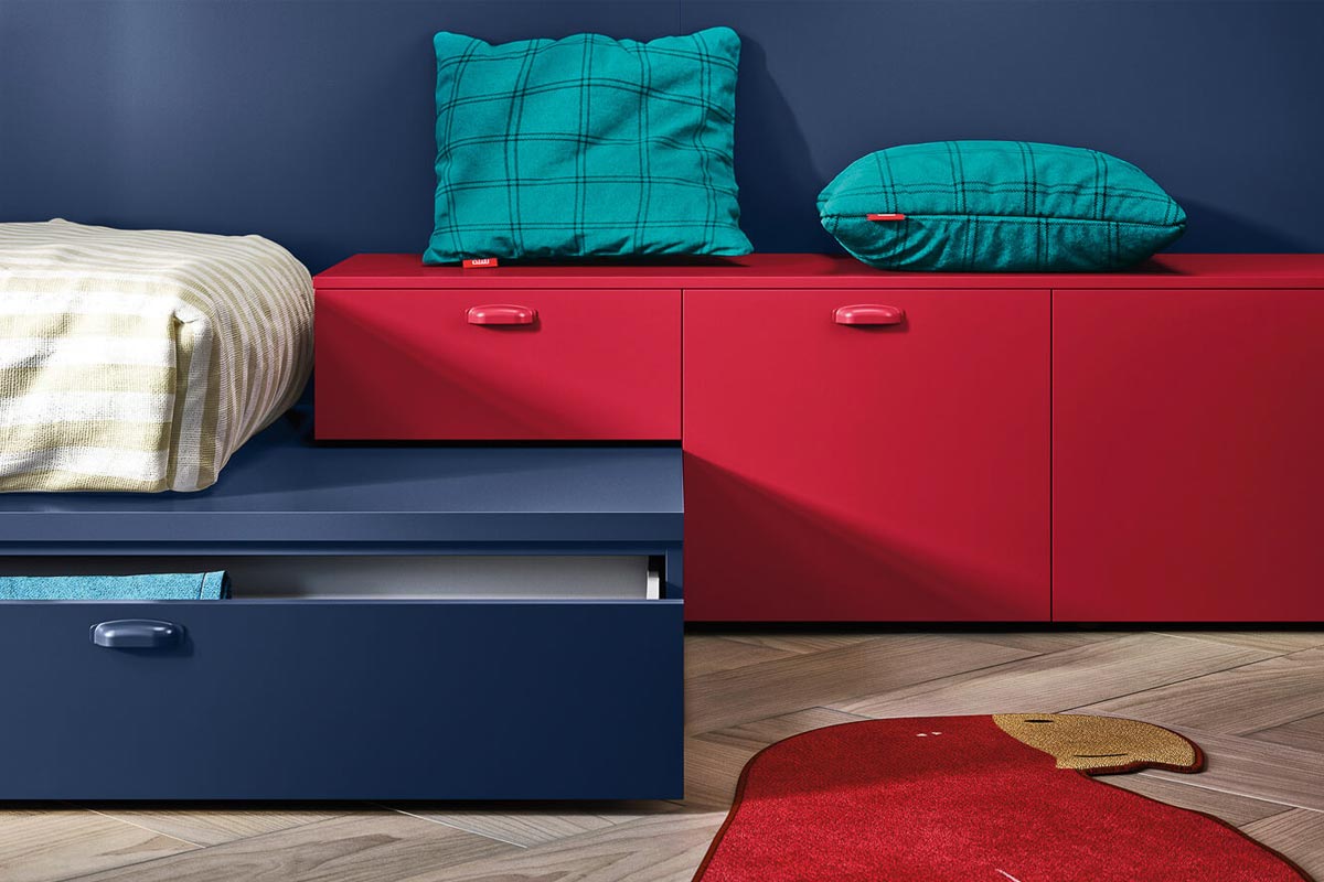Cameretta moderna Top Lops Nidi Kids Progetto 09 4