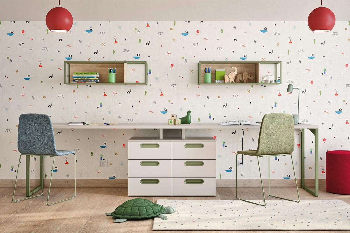 Cameretta moderna Top Lops Nidi Kids Progetto 17 4