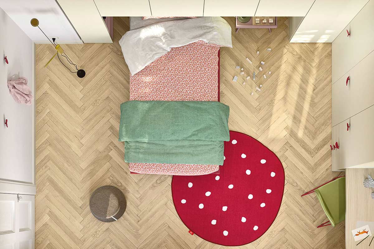 Cameretta moderna Top Lops Nidi Kids Progetto 23 2
