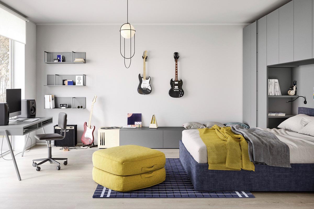 Cameretta moderna Top Lops Nidi Next Progetto 07 1