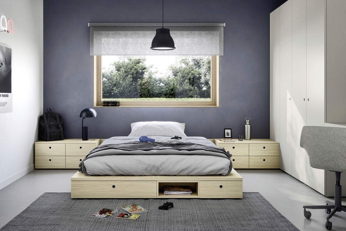 Cameretta moderna Top Lops Nidi Next Progetto 14 2