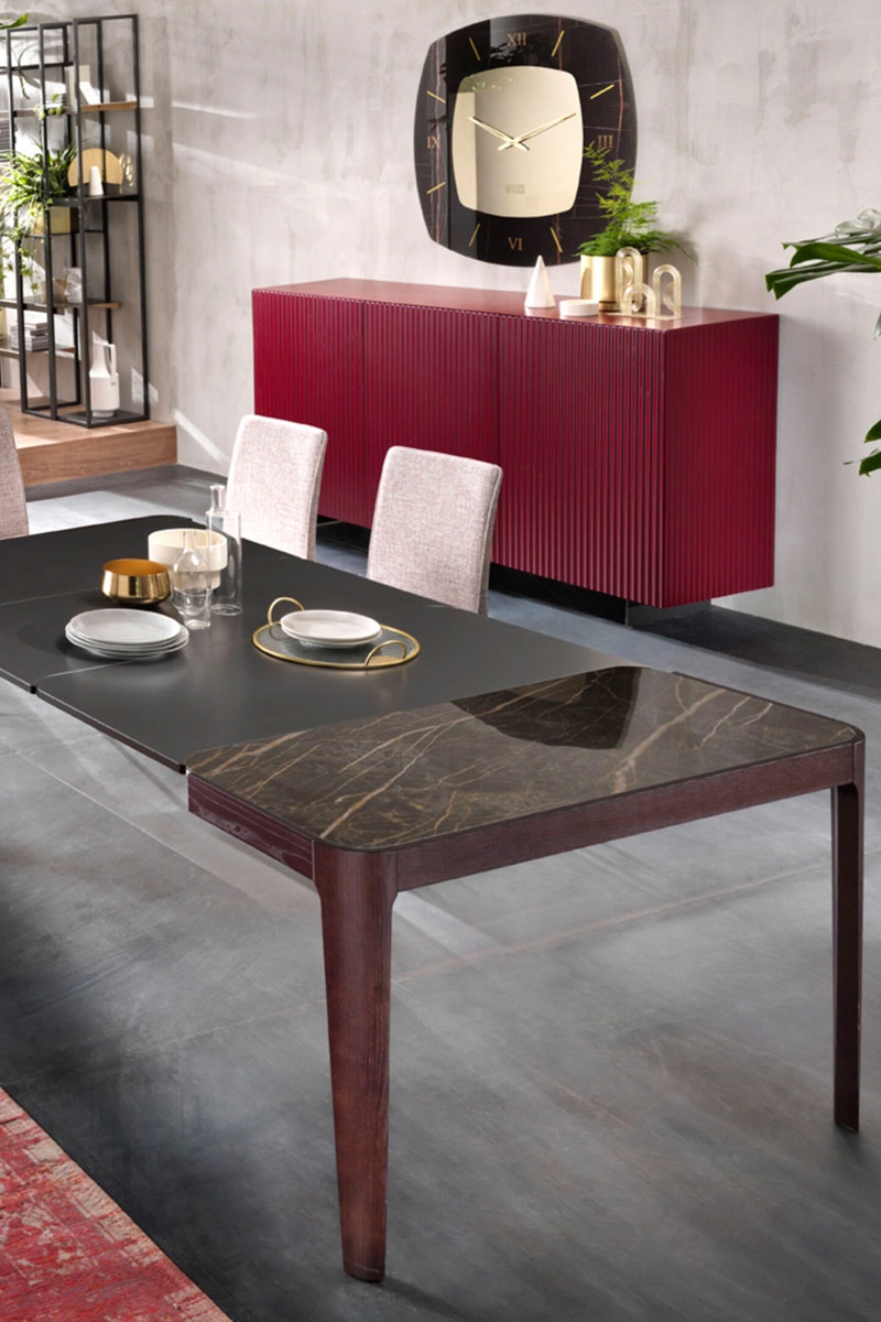 Consolle allungabile moderna Riflessi Cross 4