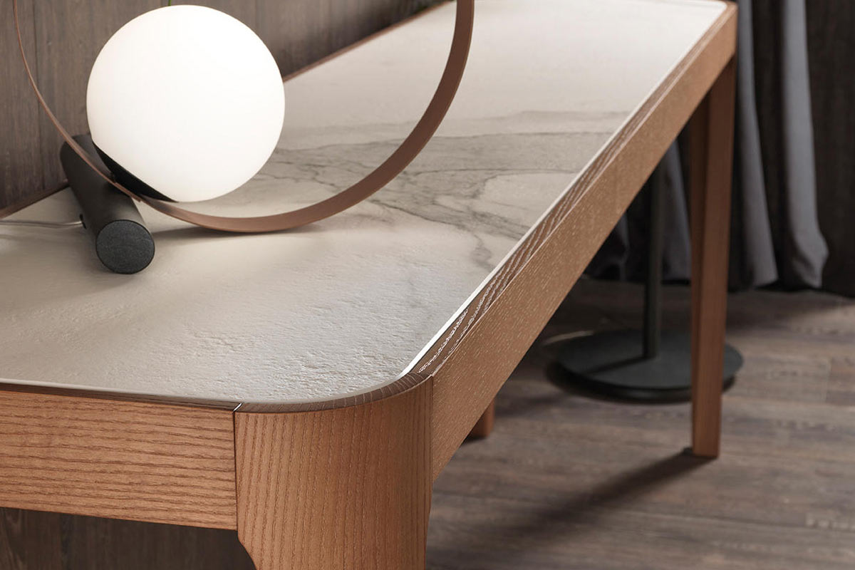 Consolle allungabile moderna Riflessi Cross 6