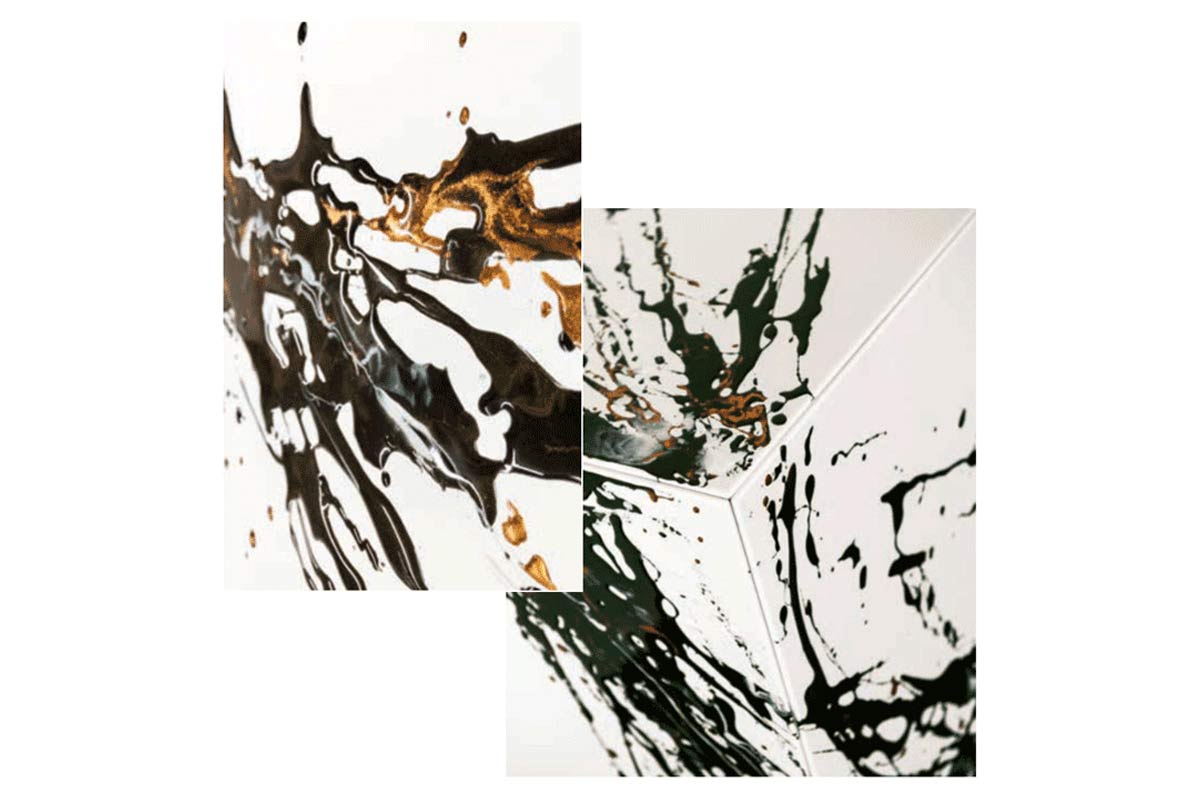 Madia moderna Riflessi Essenzia Art 4