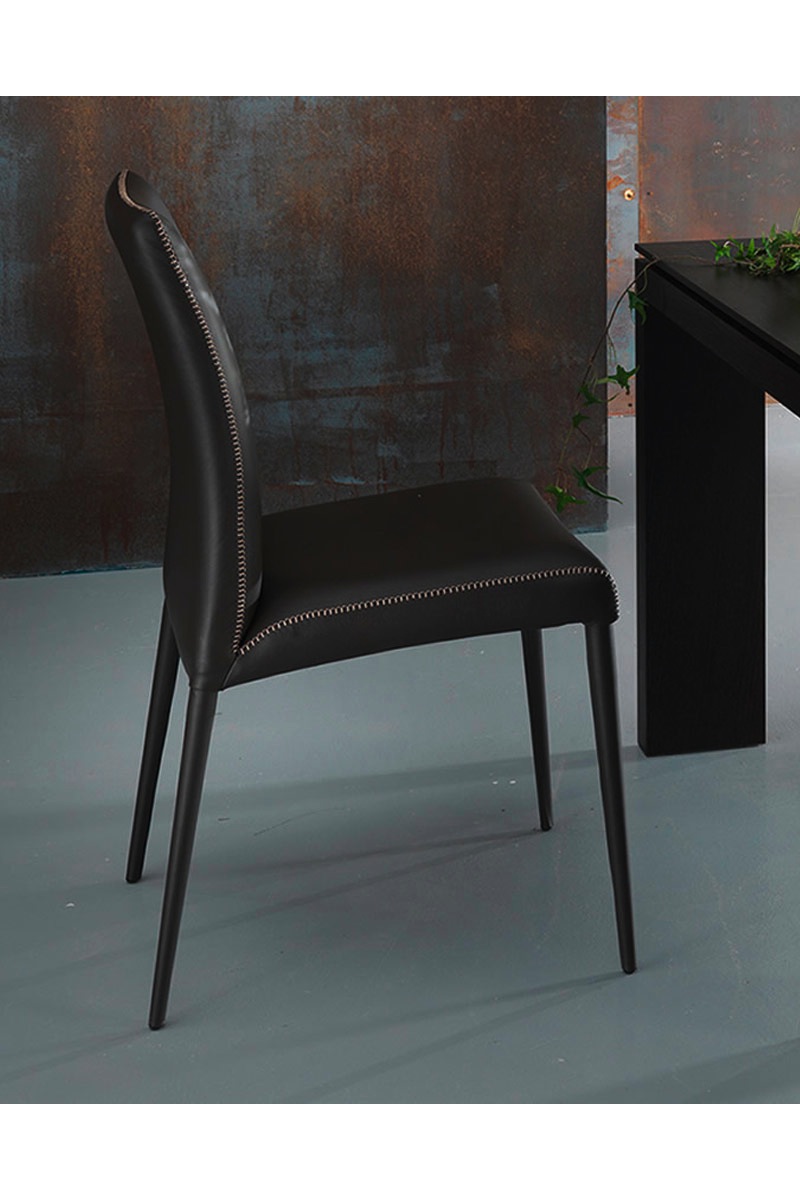 Sedia moderna imbottita Riflessi Bruna Flex 5