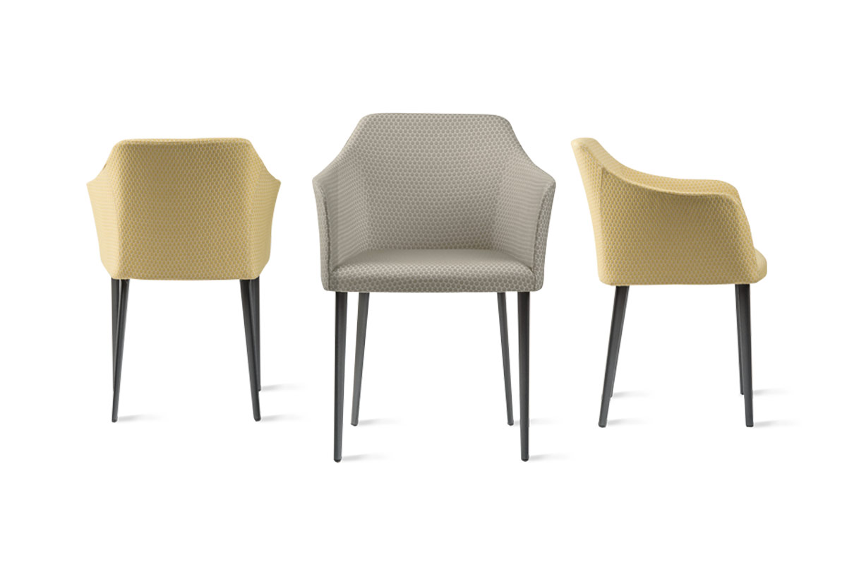 Sedia moderna imbottita&nbsp;Riflessi&nbsp;Carmen 4