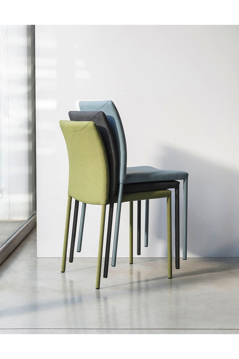 Sedia moderna imbottita Riflessi Gaia 2