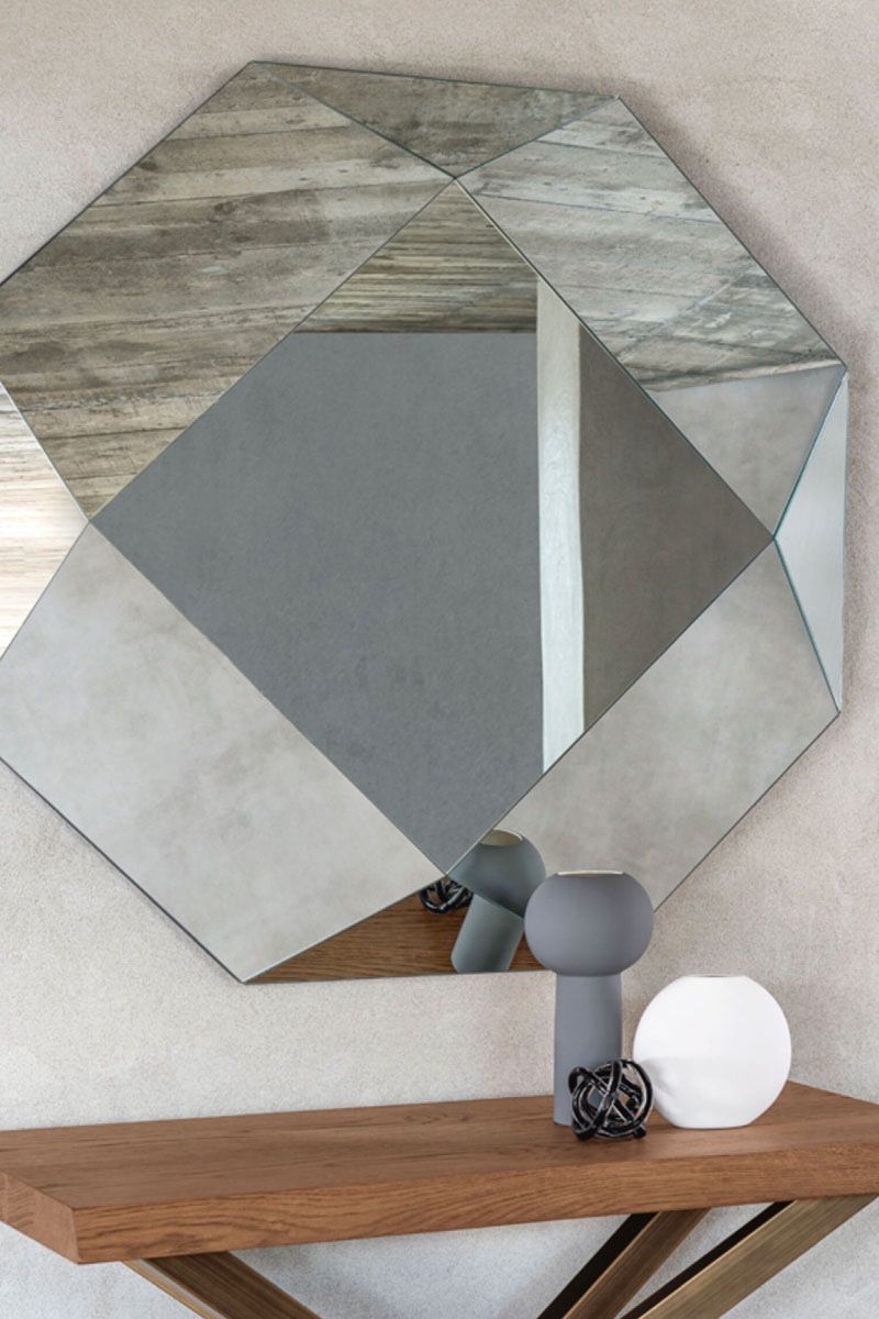 Specchio moderno Riflessi Diamante 2