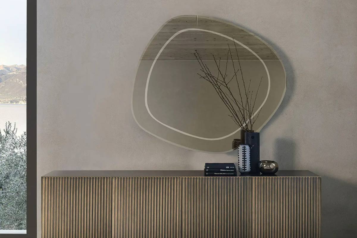 Specchio moderno Riflessi Sirmione 6