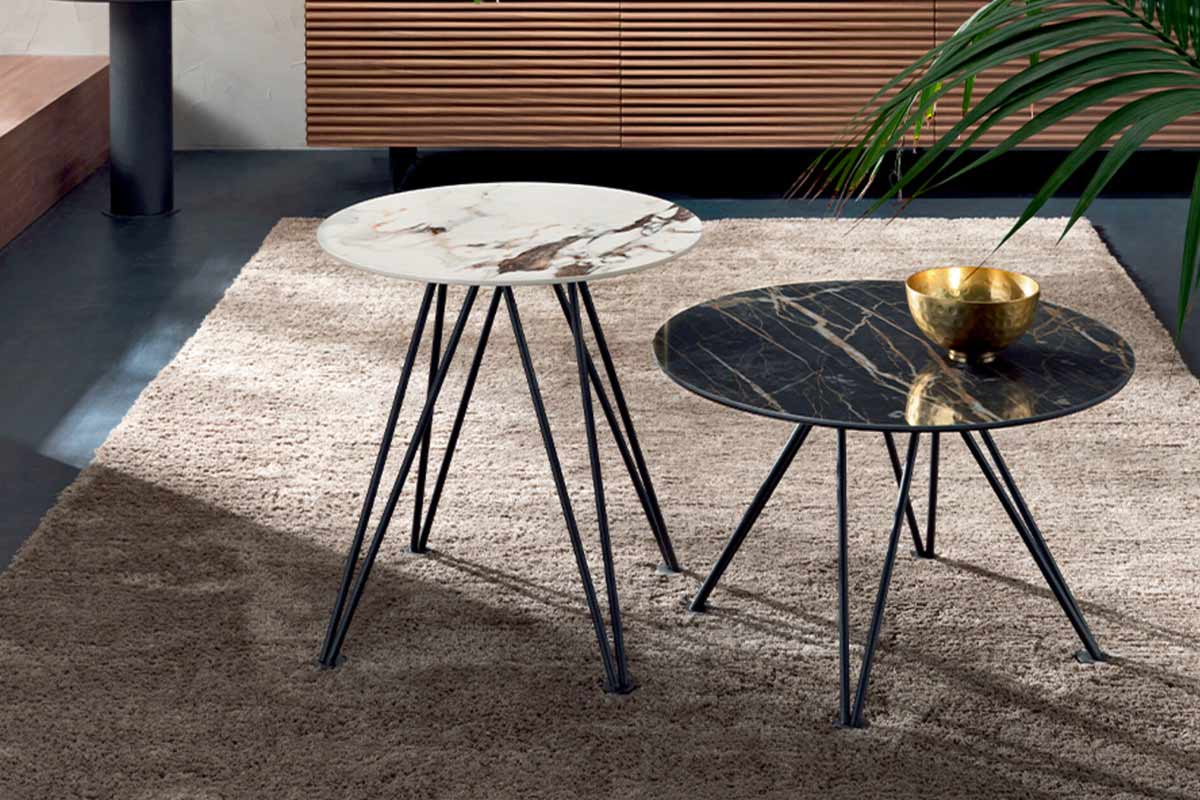 Tavolino moderno Riflessi Pegaso 2