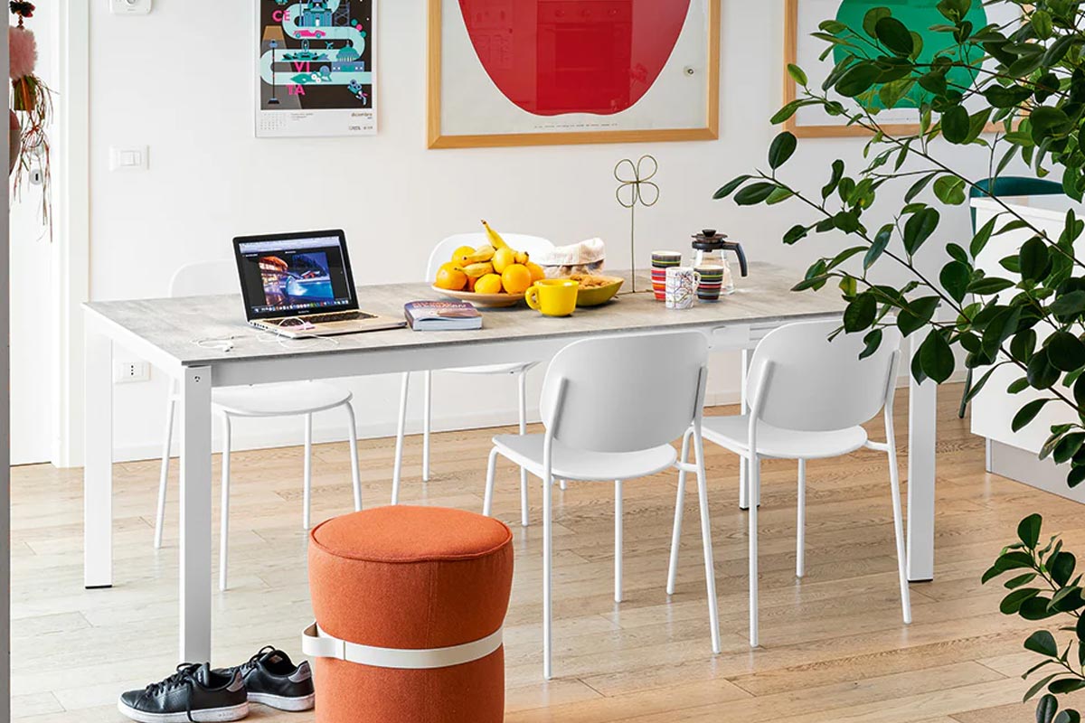 Tavolo moderno allungabile Calligaris Connubia Eminence 10