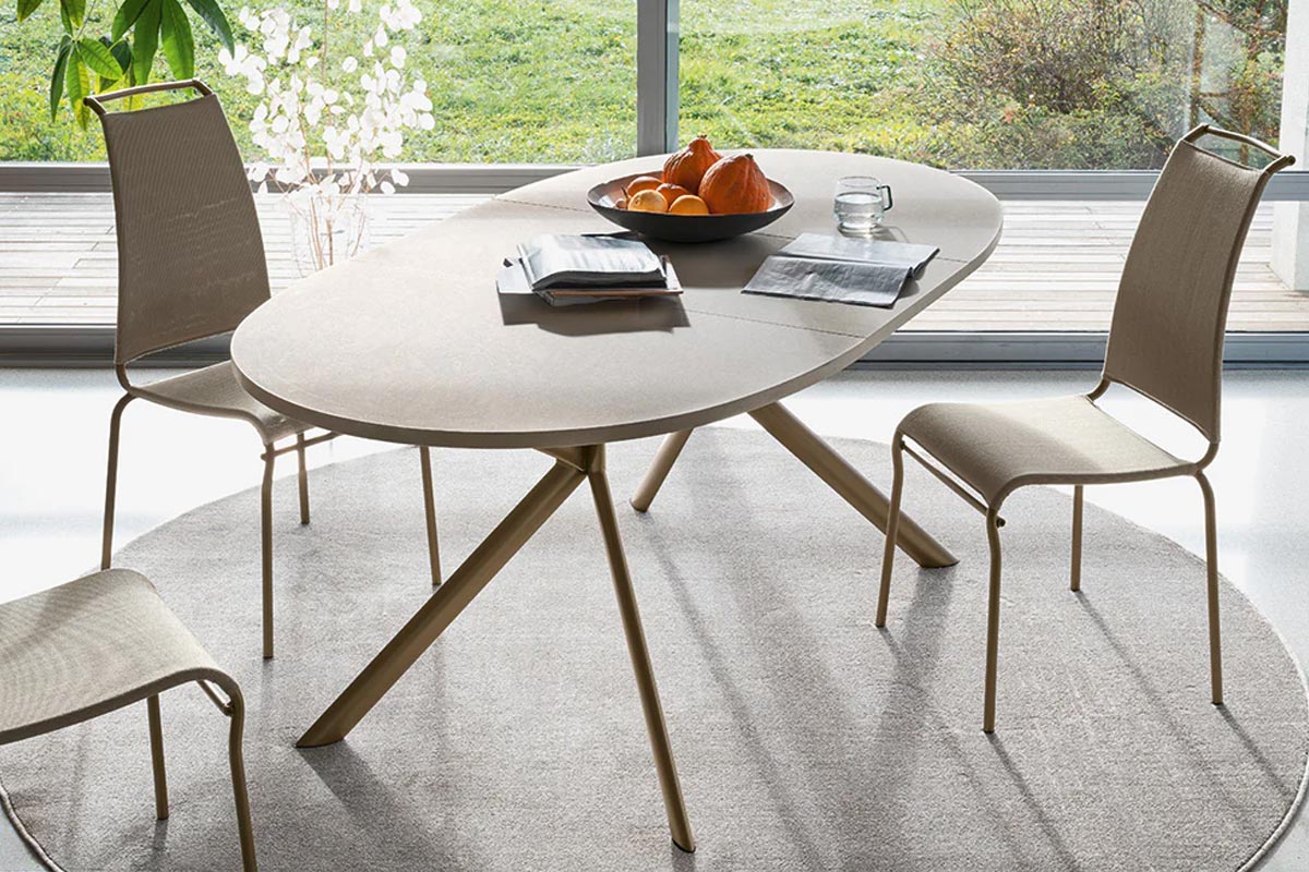 Tavolo moderno allungabile Calligaris Connubia Giove 2