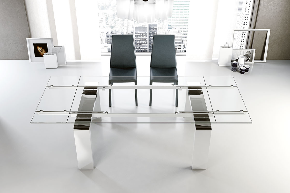 Tavolo moderno allungabile Riflessi Mito 2