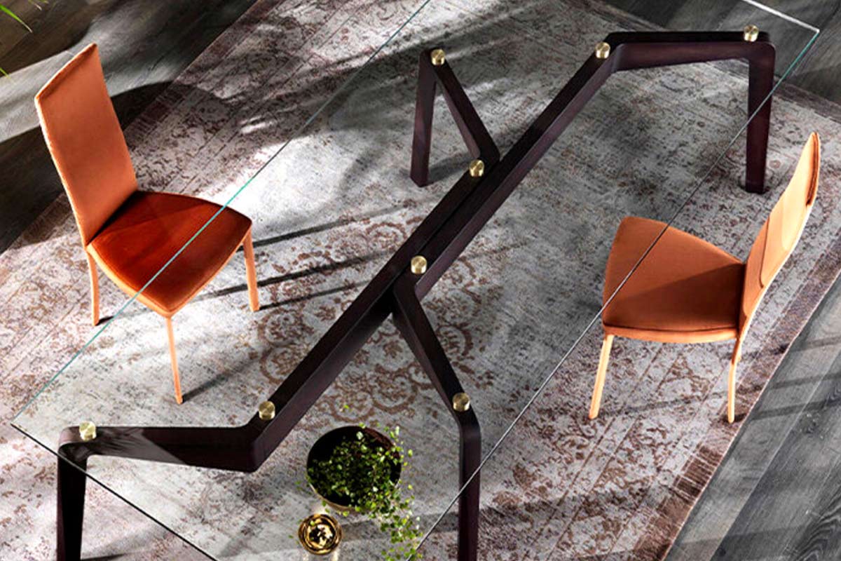 Tavolo moderno Riflessi Glide 3