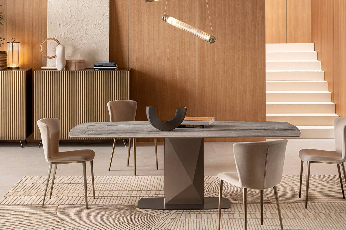 Tavolo moderno Riflessi Sabino 3