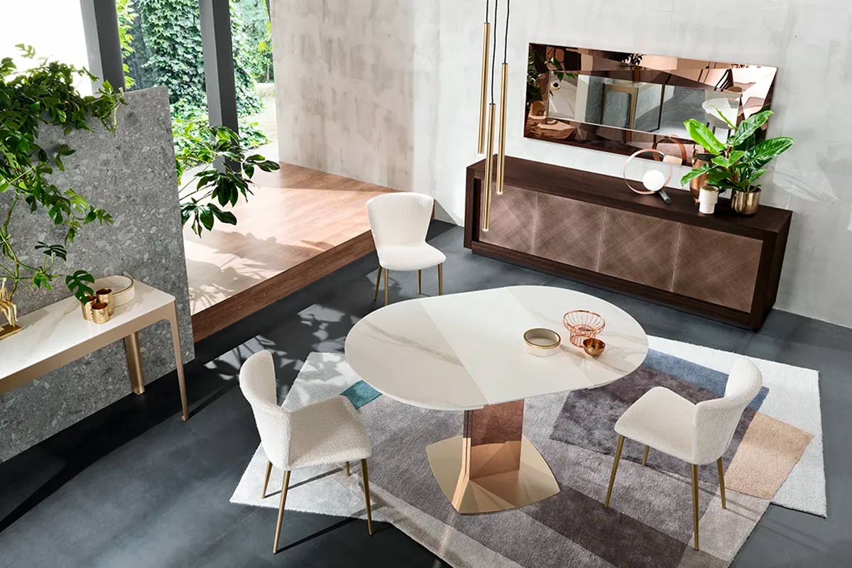 Tavolo moderno Riflessi Sabino 5