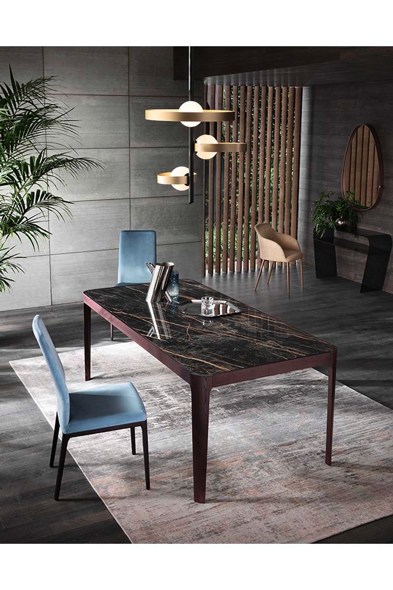 Tavolo moderno allungabile Riflessi Cross 2