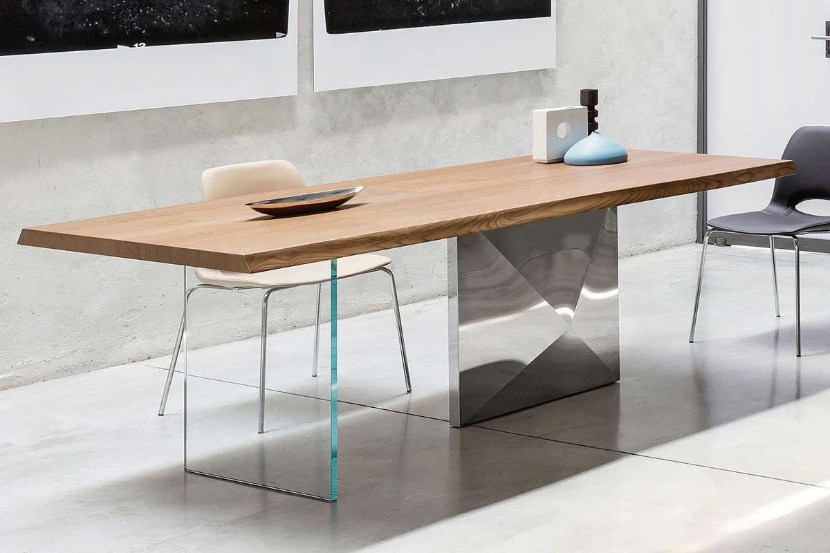 Tavolo moderno Riflessi Cubric 3