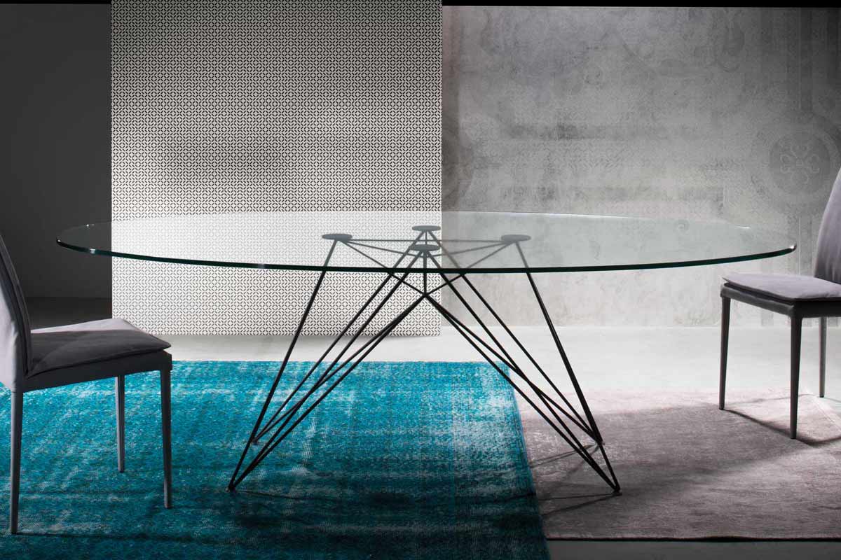 Tavolo moderno Riflessi Pegaso 4