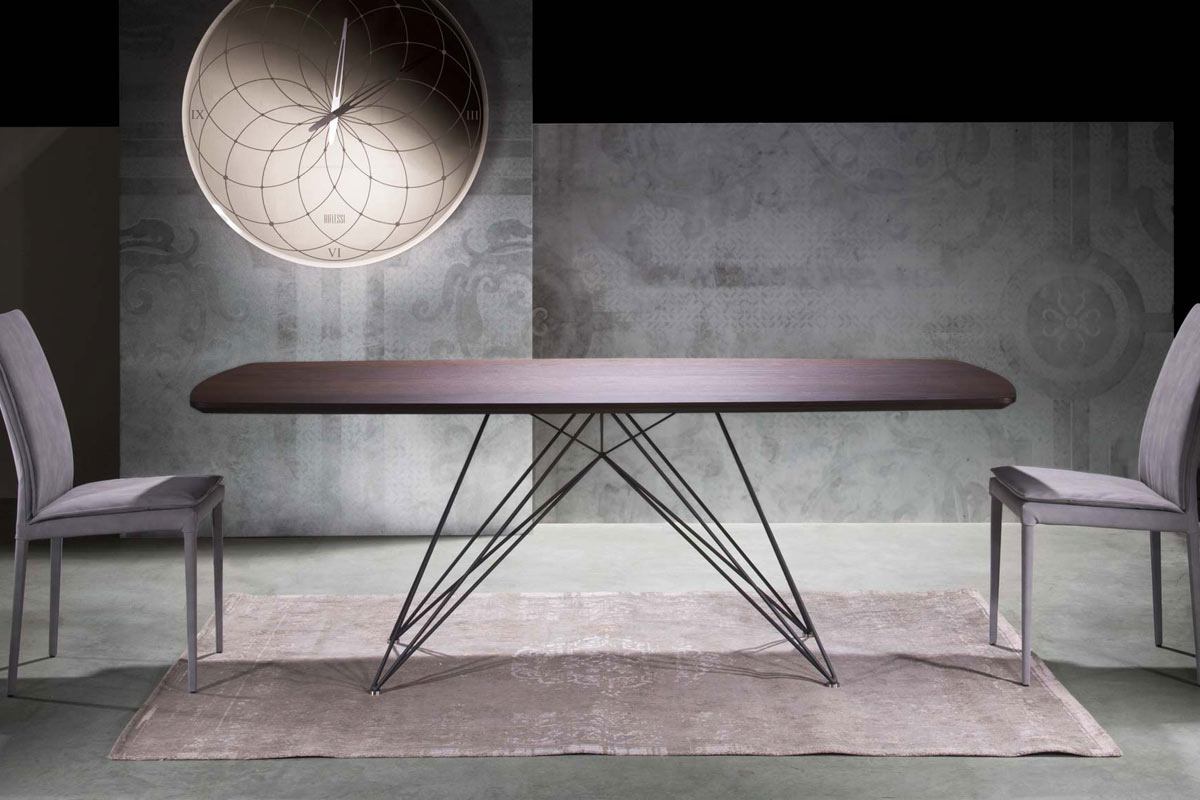 Tavolo moderno Riflessi Pegaso 5