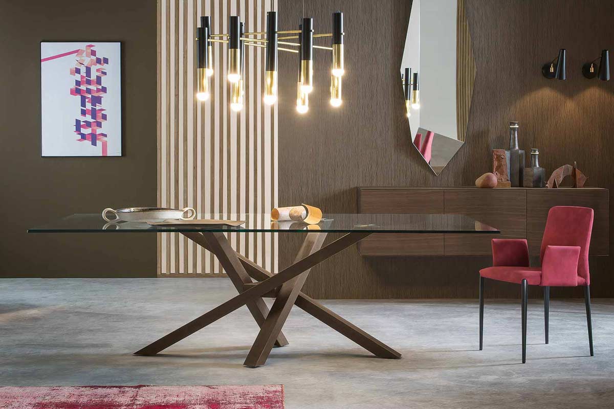 Tavolo moderno Riflessi Shangai 4
