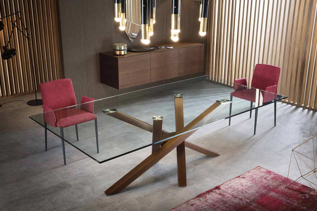 Tavolo moderno Riflessi Shangai 5