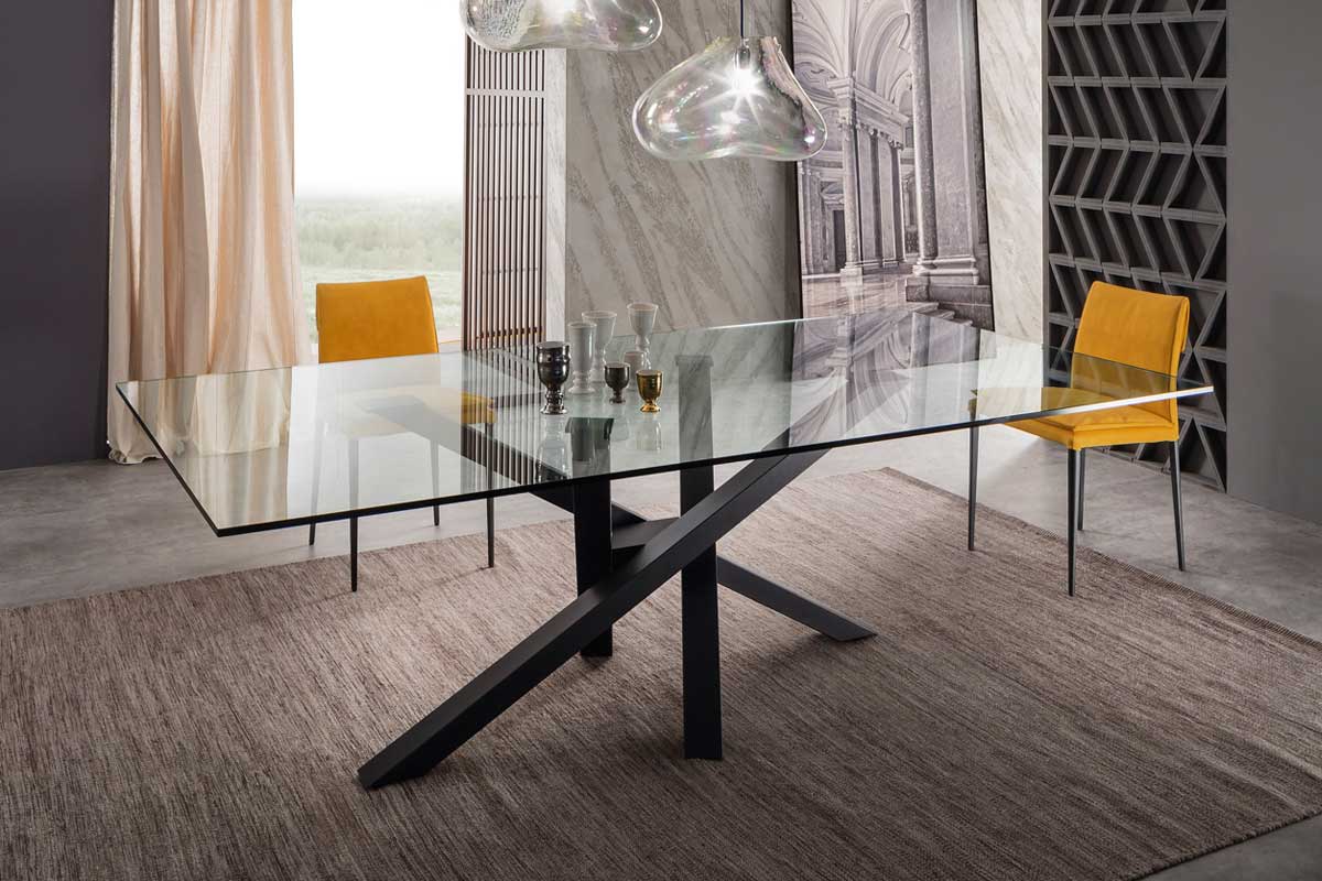 Tavolo moderno Riflessi Shangai 6