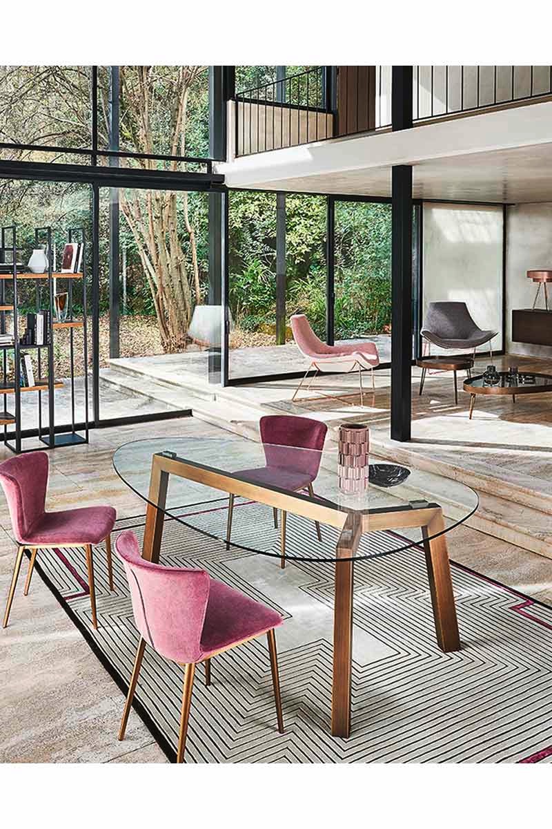 Tavolo moderno Riflessi Treble 6