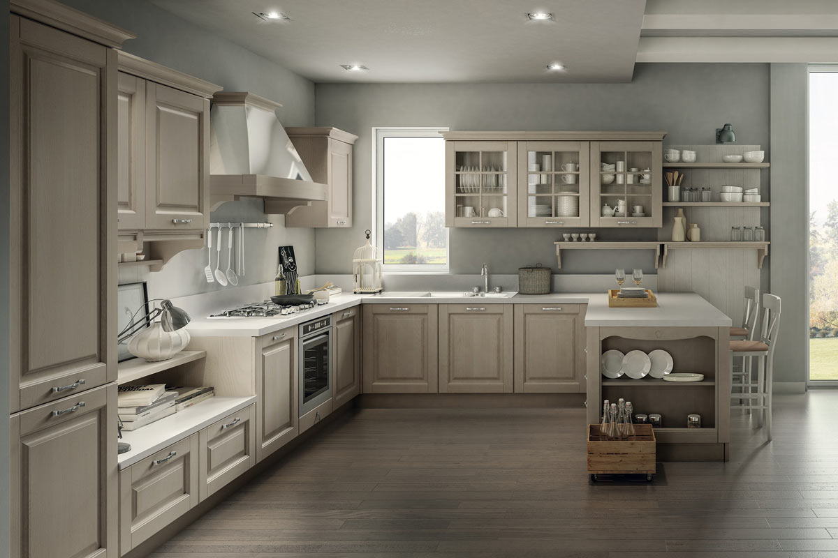Cucine classiche componibili&nbsp;Stosa&nbsp;Progetto Bolgheri 2