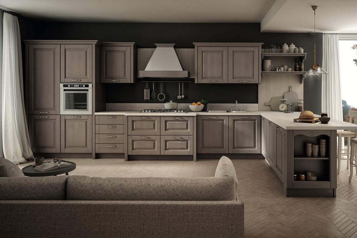 Cucine classiche componibili&nbsp;Stosa&nbsp;Progetto Bolgheri 3