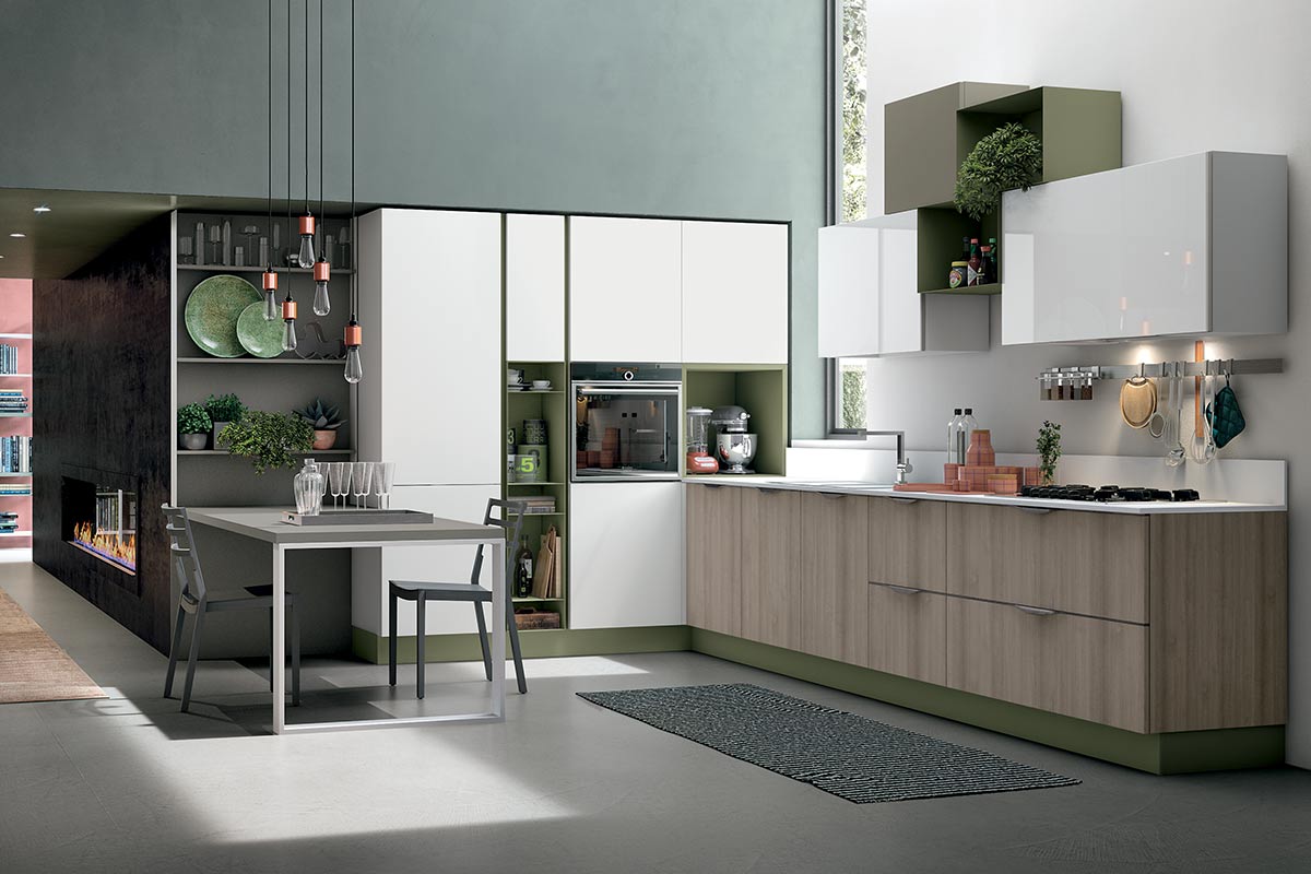 Cucine moderne componibili Stosa Progetto Aliant 5