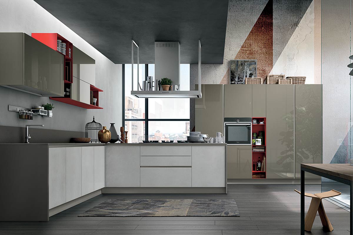 Cucine moderne componibili Stosa Progetto Aliant 8