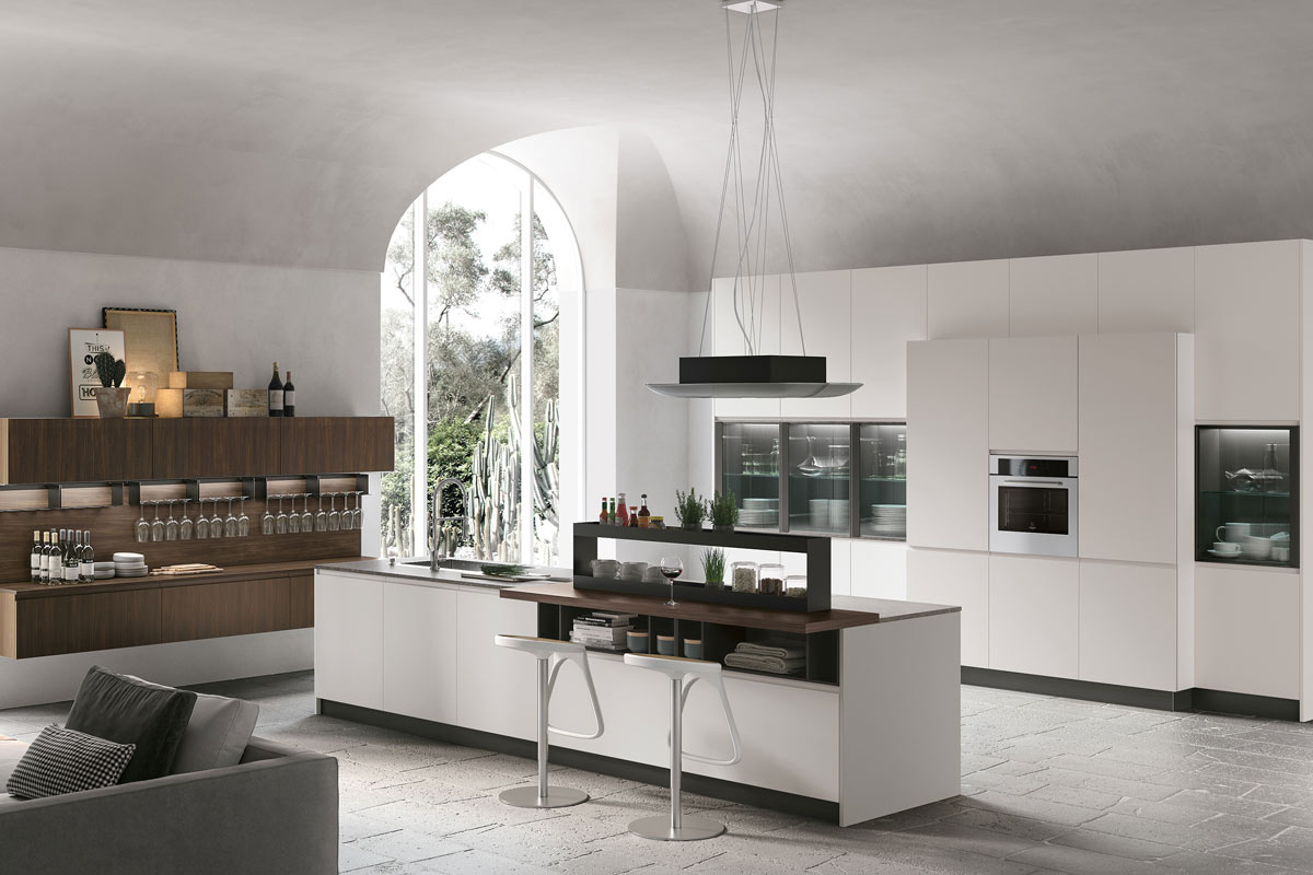 Cucine moderne componibili&nbsp;Stosa&nbsp;Progetto Karma 2