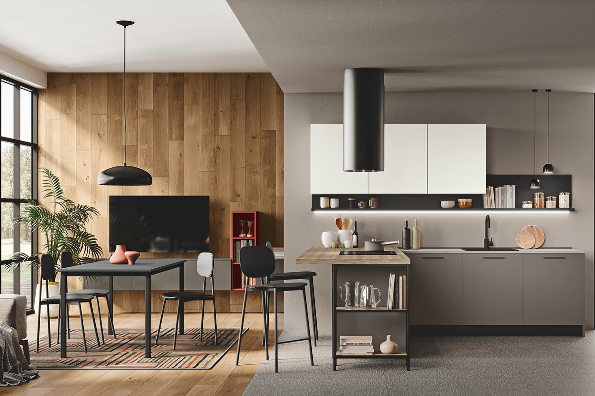 Cucine moderne componibili&nbsp;Stosa&nbsp;Kaya 2