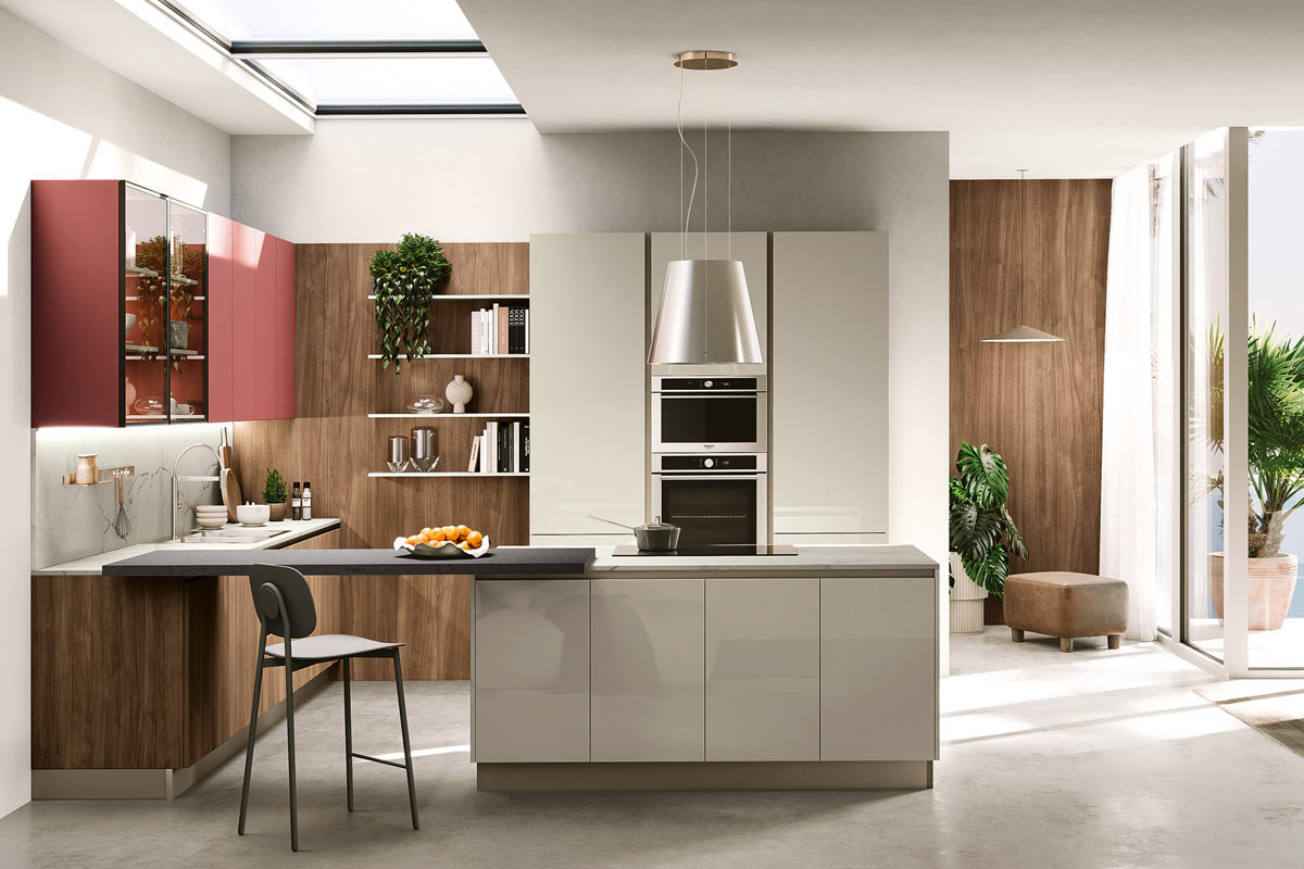 Cucine moderne componibili Stosa Lumia 3