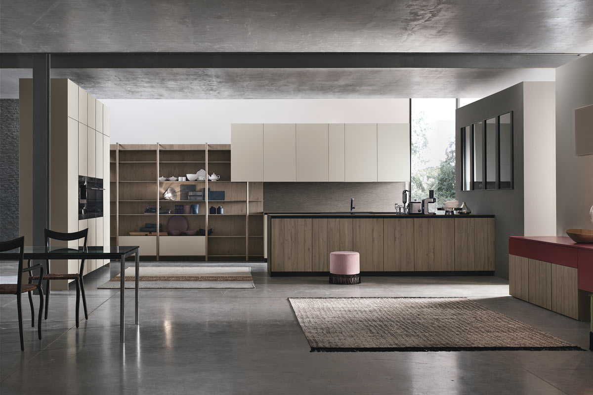 Cucine moderne componibili Stosa Progetto Natural 1