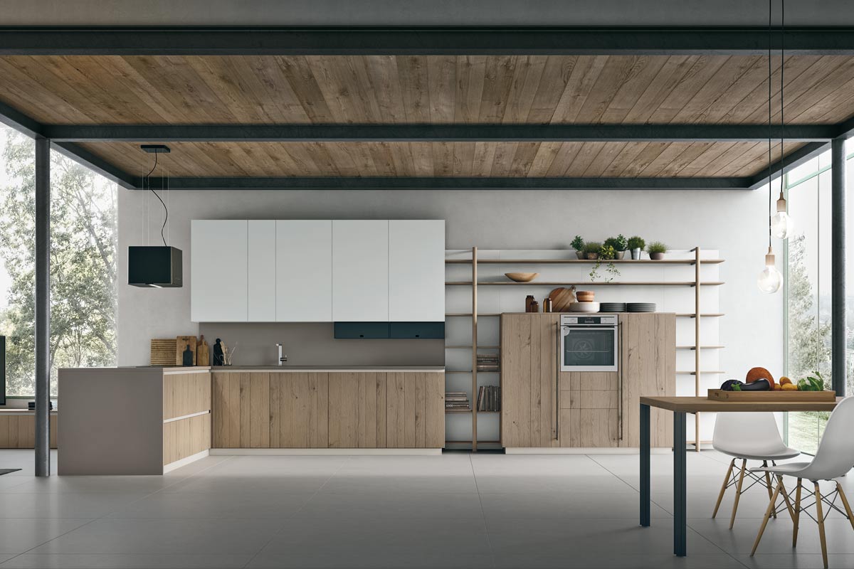 Cucine moderne componibili Stosa Progetto Natural 6