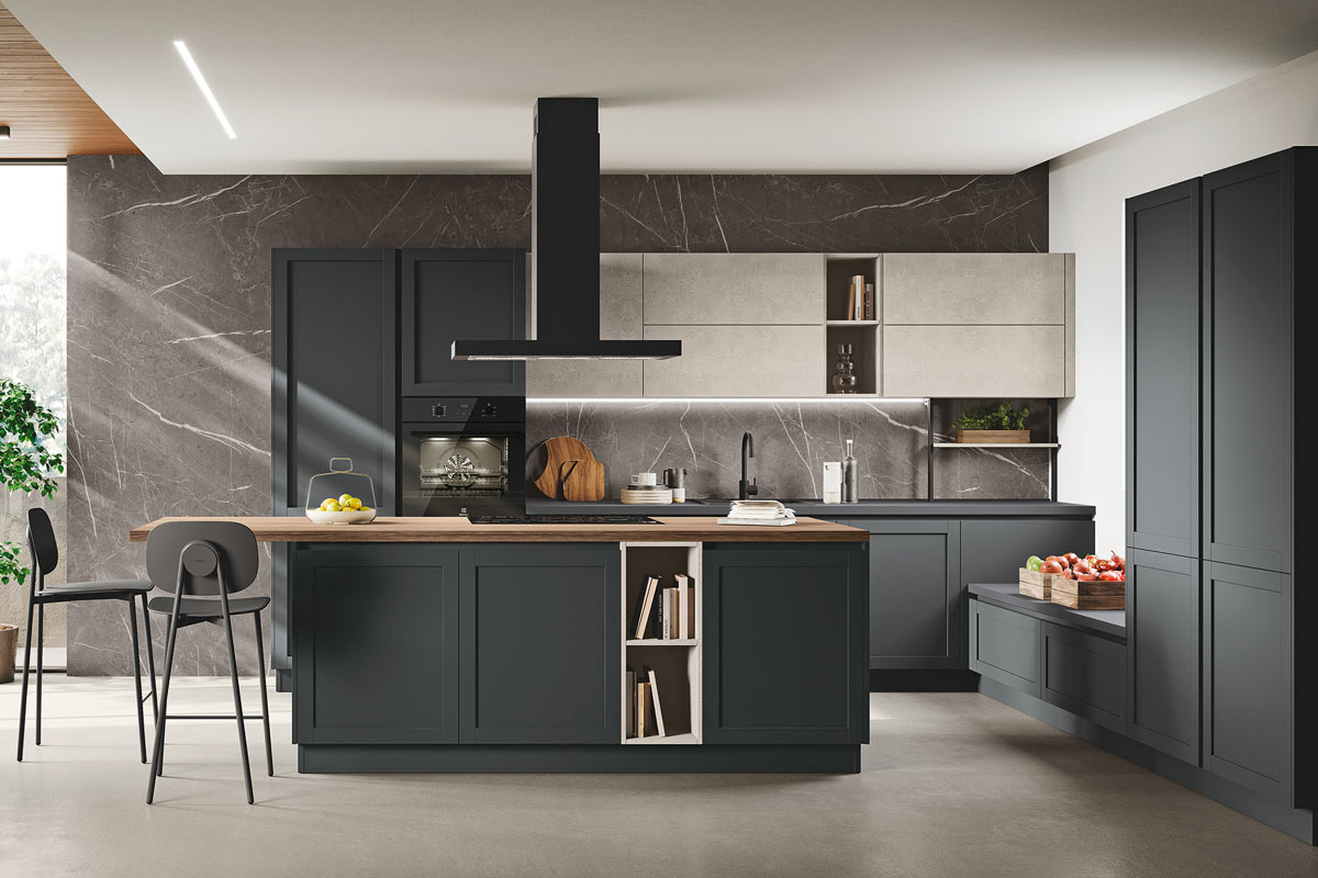 Cucine moderne componibili Stosa Sveva 1