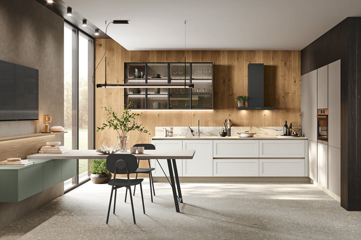 Cucine moderne componibili Stosa Sveva 2
