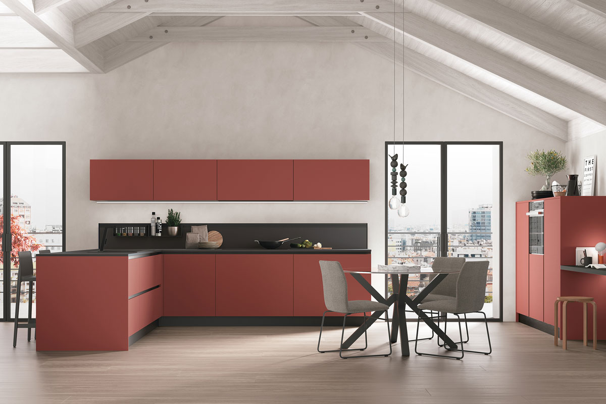Cucine moderne componibili&nbsp;Stosa&nbsp;Progetto Young 4