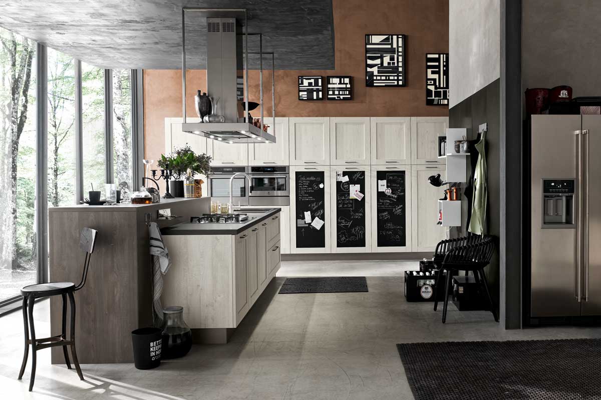 Cucine moderne componibili&nbsp;Stosa&nbsp;Progetto City 3