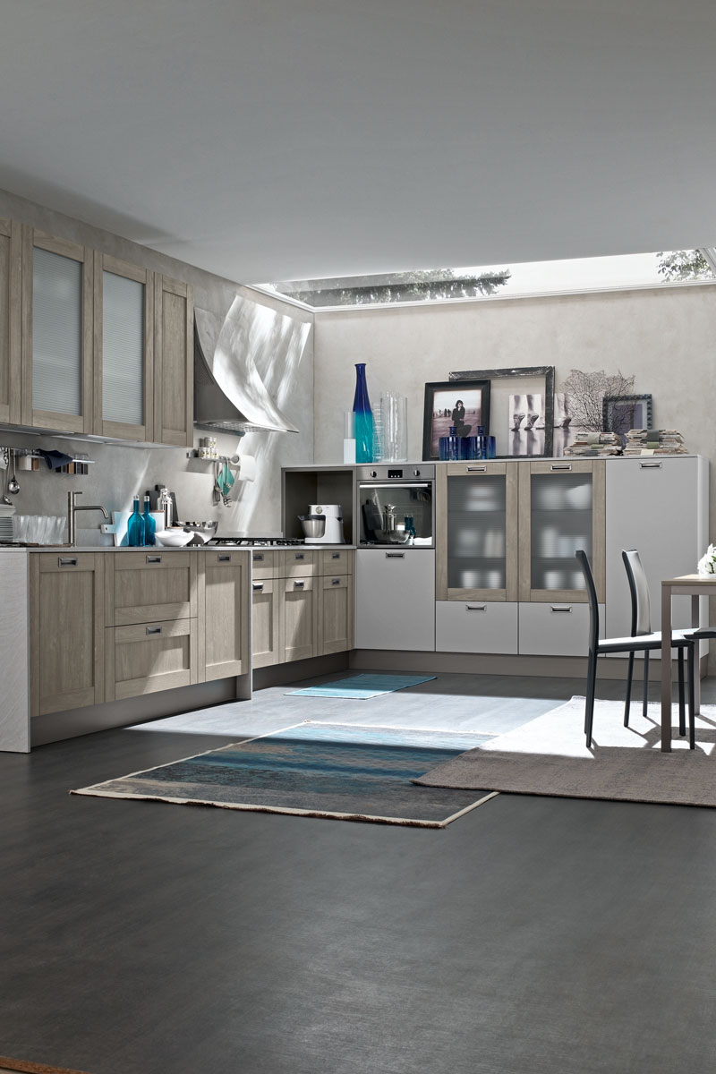 Cucine moderne componibili&nbsp;Stosa&nbsp;Progetto City 8
