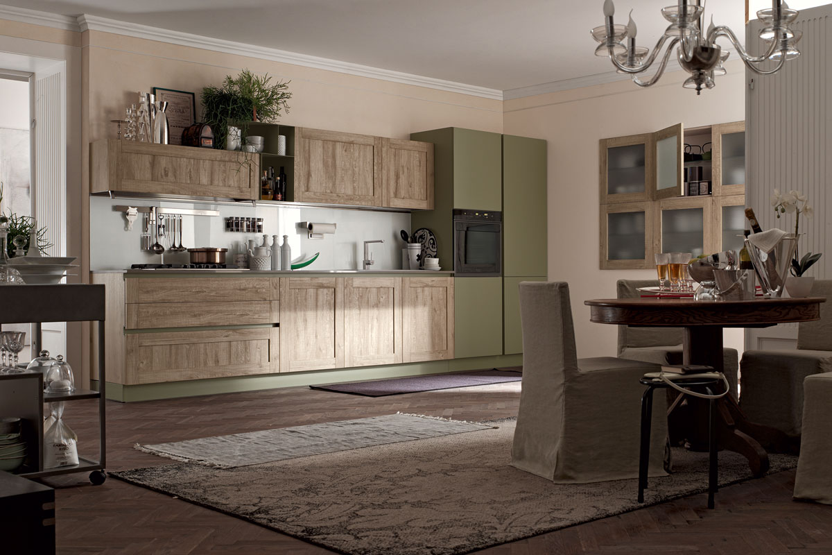 Cucine moderne componibili&nbsp;Stosa&nbsp;Progetto City 9